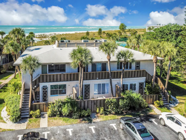 Longboat Key Beachfront One Bedroom Condo Partial Gulf Views